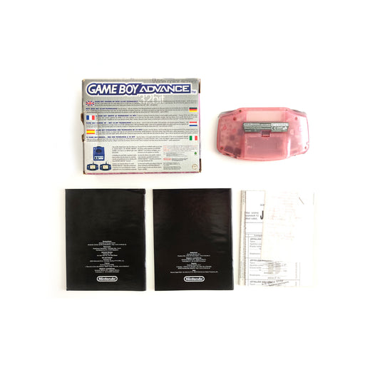 Nintendo Game Boy Advance konzol átlátszó rózsaszín