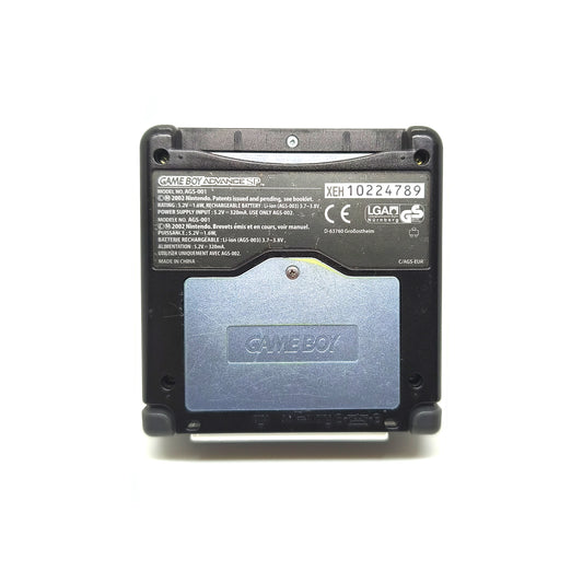 Nintendo Game Boy Advance SP konzol fekete (ajándék nagyító és leírás)