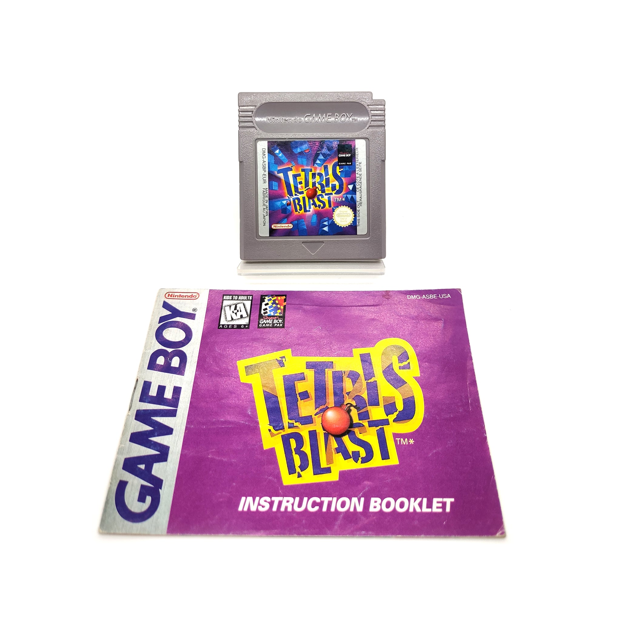 Notice D'instructions Tetris Pour Game Boy - Livret Original DMG-TR-FAH - Très Bon état - Vintage
