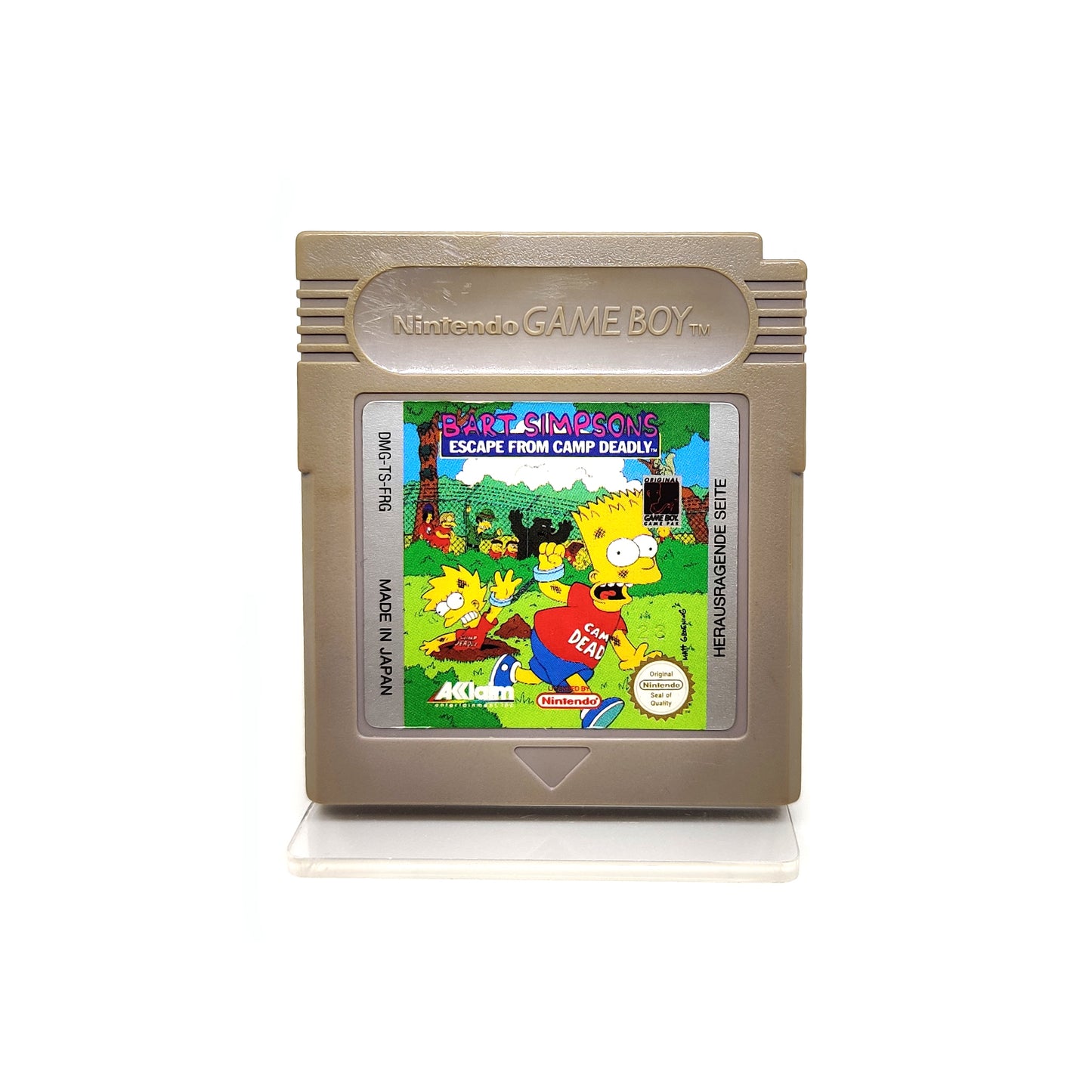 Bart Simpson's Escape from Camp Deadly - Nintendo Game Boy játék