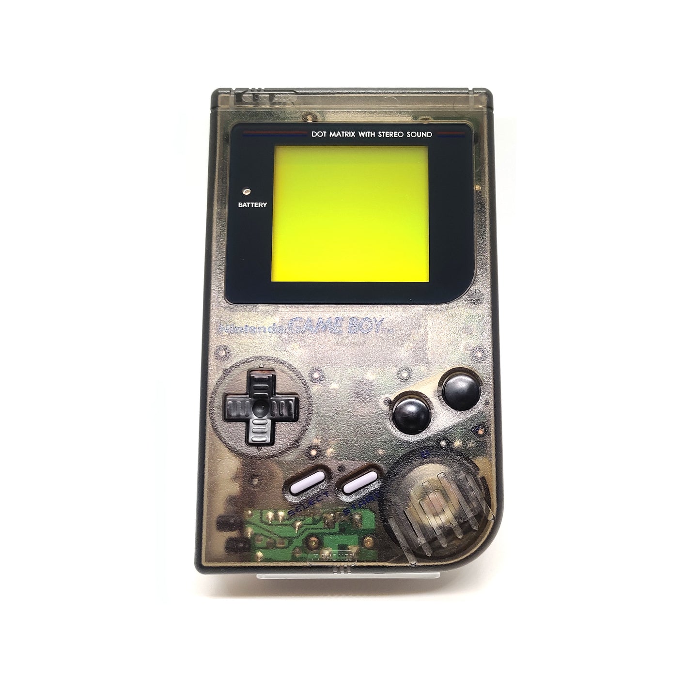 Nintendo Game Boy konzol Clear Black