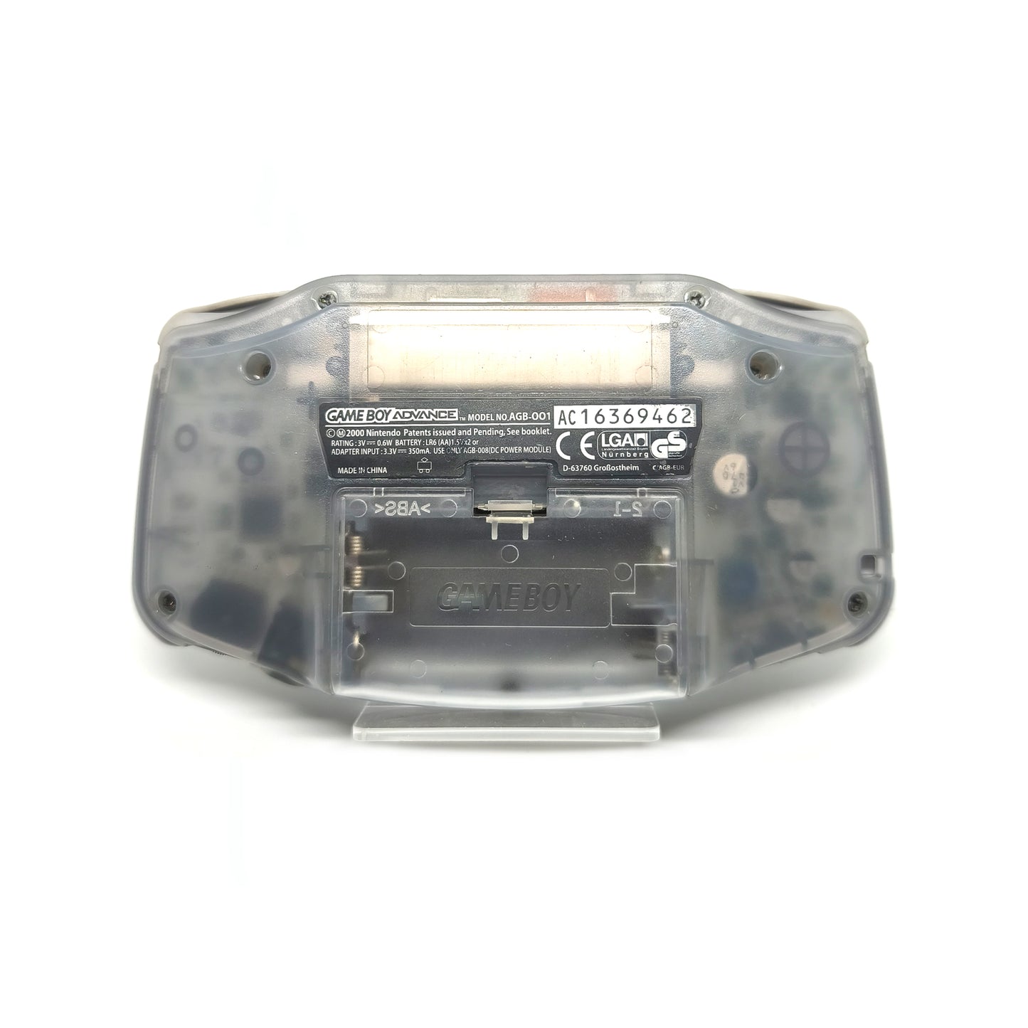 Nintendo Game Boy Advance konzol Clear