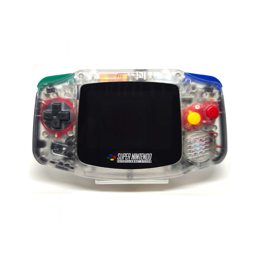 Nintendo Game Boy Advance konzol - Laminated IPS + audio mod