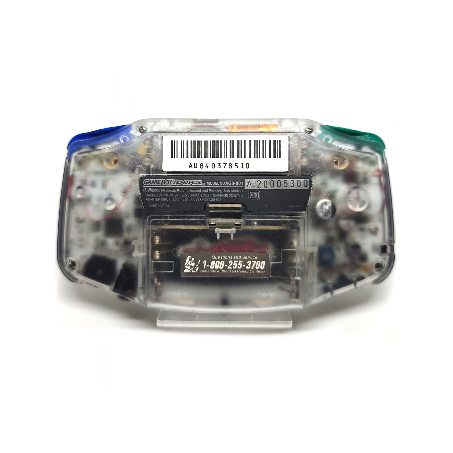 Nintendo Game Boy Advance konzol - Laminated IPS + audio mod