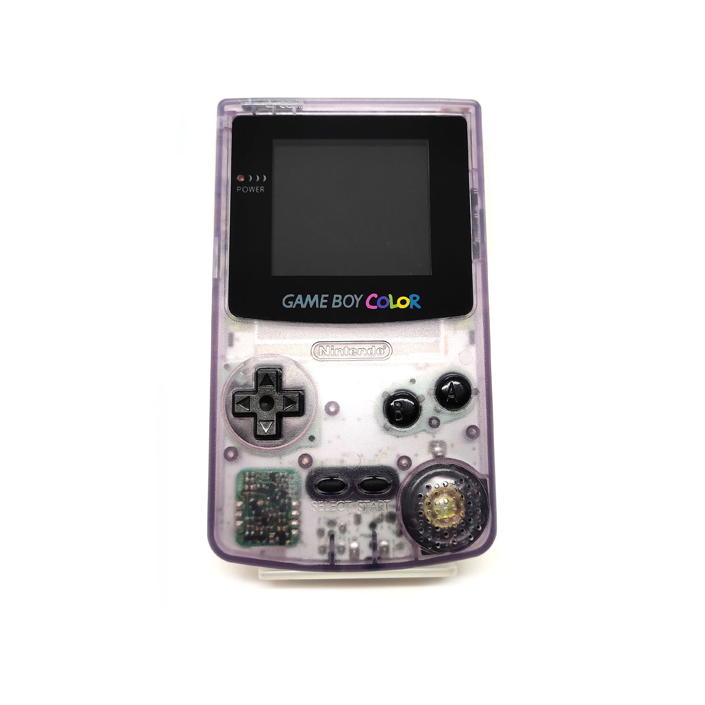 Nintendo Game Boy Color konzol Atomic Purple - IPS kijelzővel