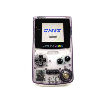 Nintendo Game Boy Color konzol Atomic Purple - IPS kijelzővel