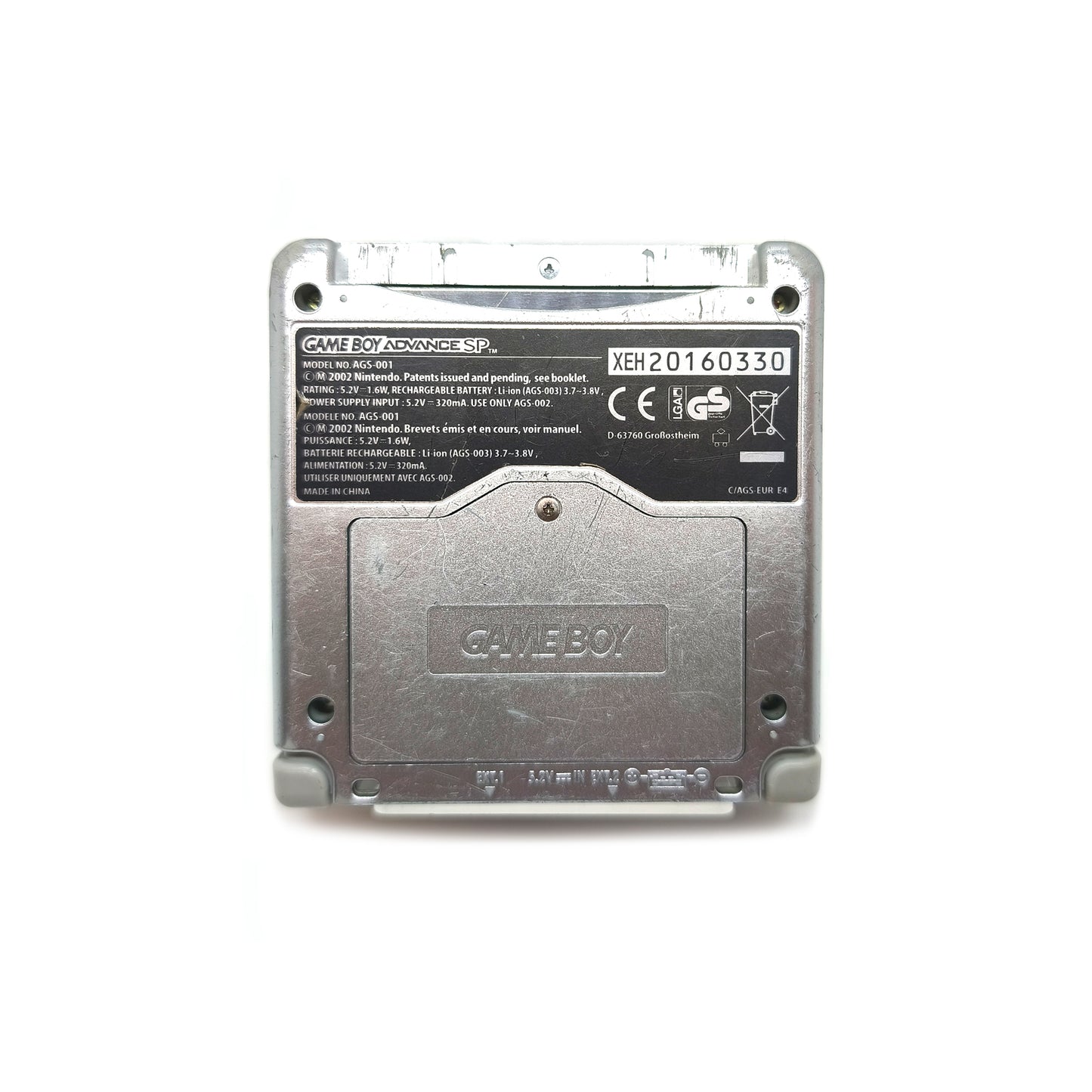 Nintendo Game Boy Advance SP konzol Szürke