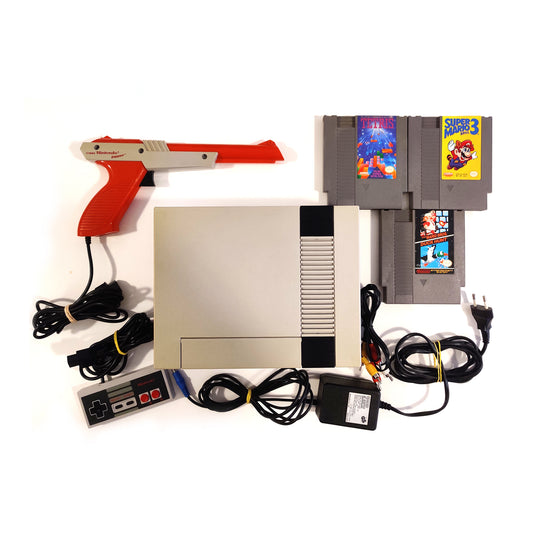Nintendo Entertainment System NES konzol "kacsavadász szett"