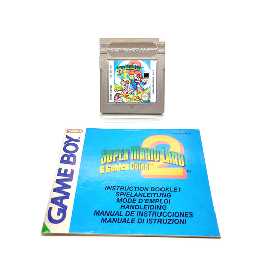 Super Mario Land 2: 6 Golden Coins + leírás (manual) - Nintendo Game Boy játék