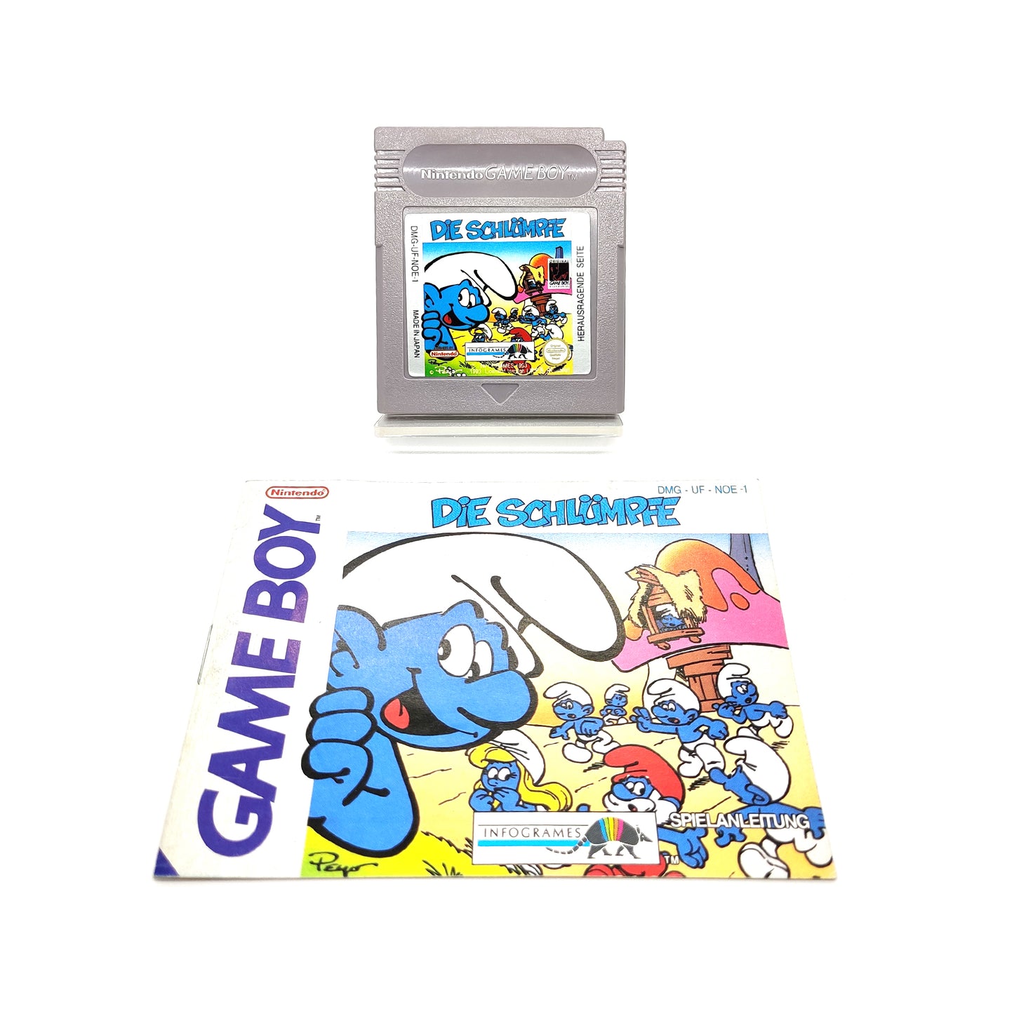 The Smurfs + leírás (manual) - Nintendo Game Boy játék