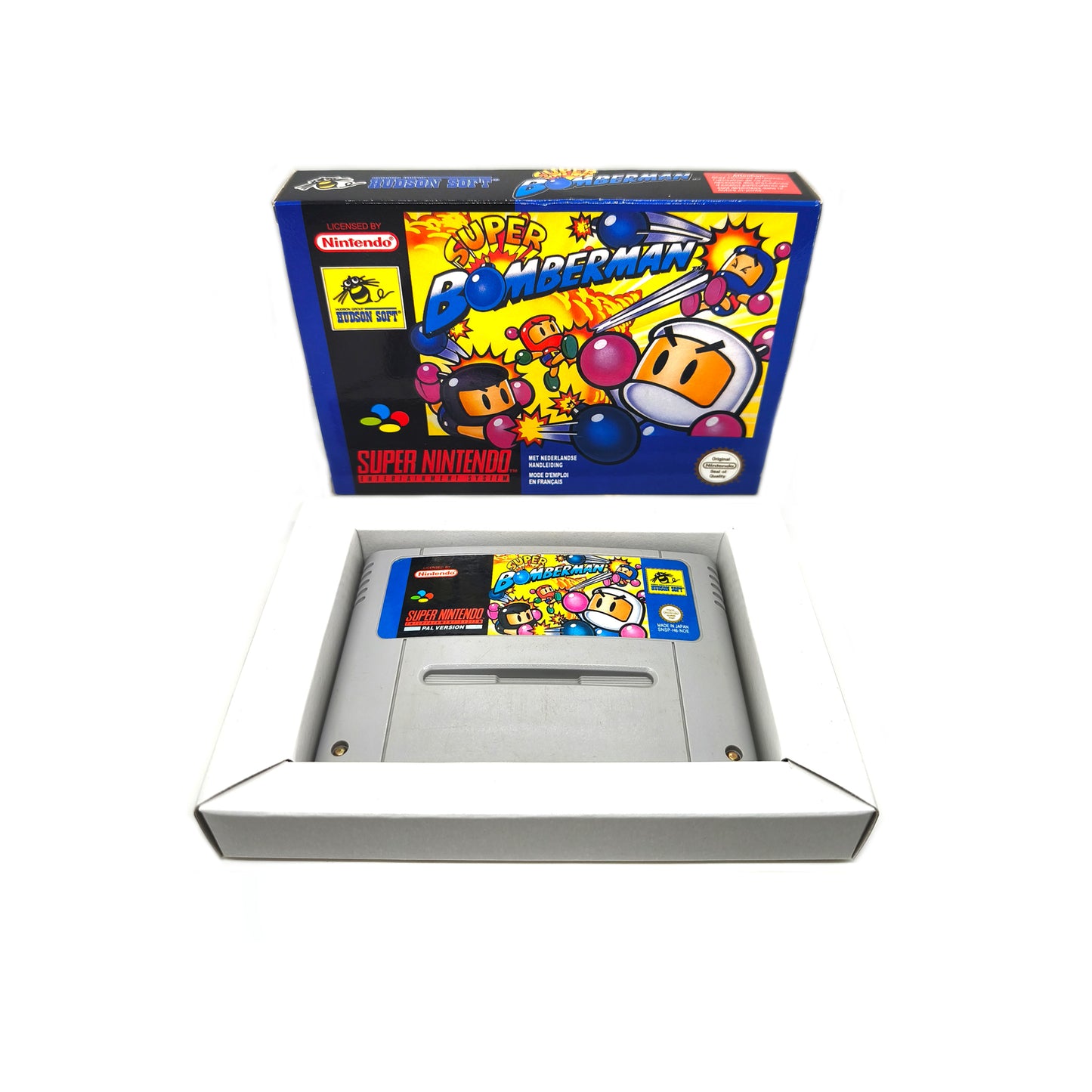 Super Bomberman (repro doboz) - Super Nintendo PAL játék
