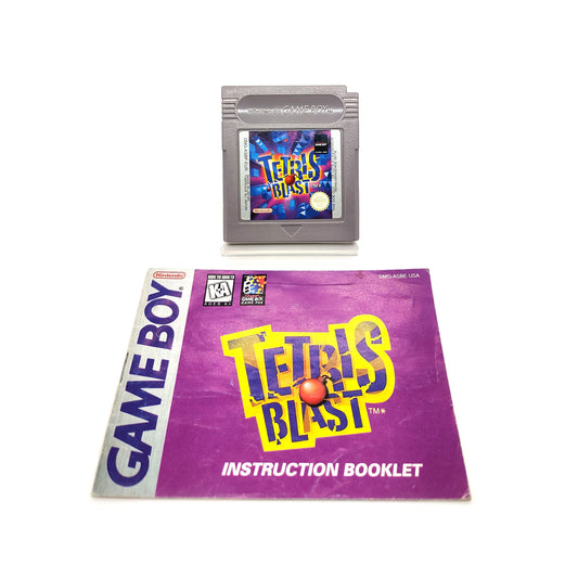 Tetris Blast + leírás (manual) - Nintendo Game Boy játék